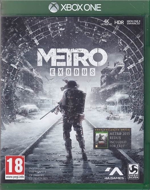 Metro Exodus - Xbox One Spil (B-Grade) (Genbrug)